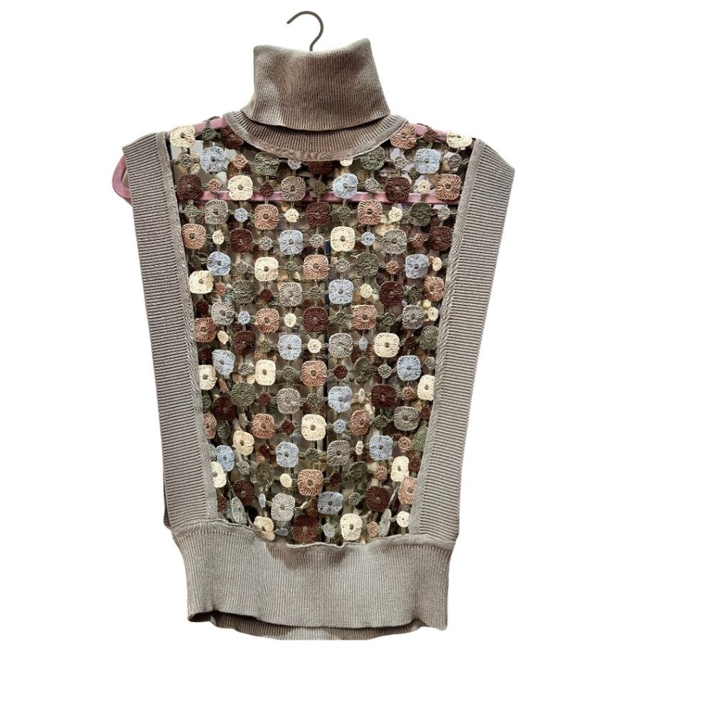 Conditions Apply Anthropologie Crochet Turtleneck